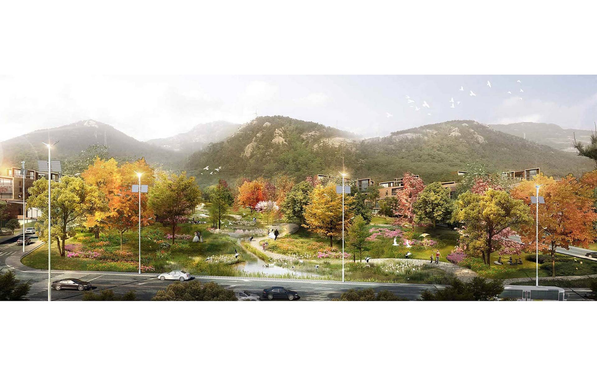 OBERMEYER - Qingdao Eco Landscape rendering